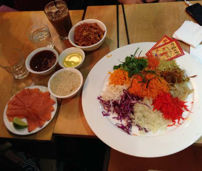 Delicious Yu Sheng or Ho Lei