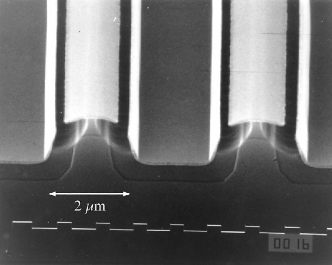 Cross sectional view of 