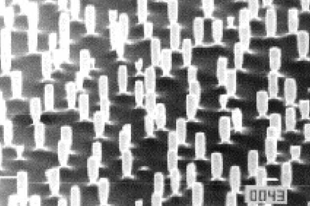 Quantum pillars in GaAs