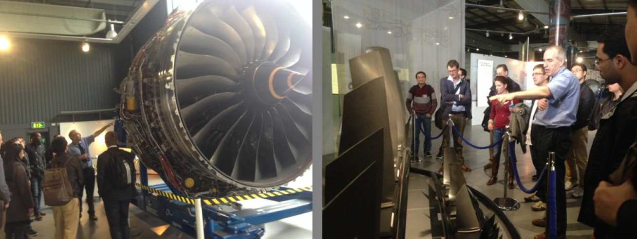 Rolls-Royce Engineering Fellow, David Rugg, giving a tour of the Heritage Museum.
