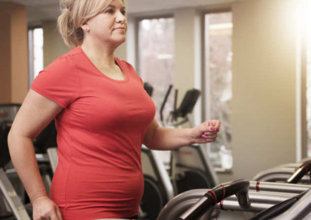 Women exercising