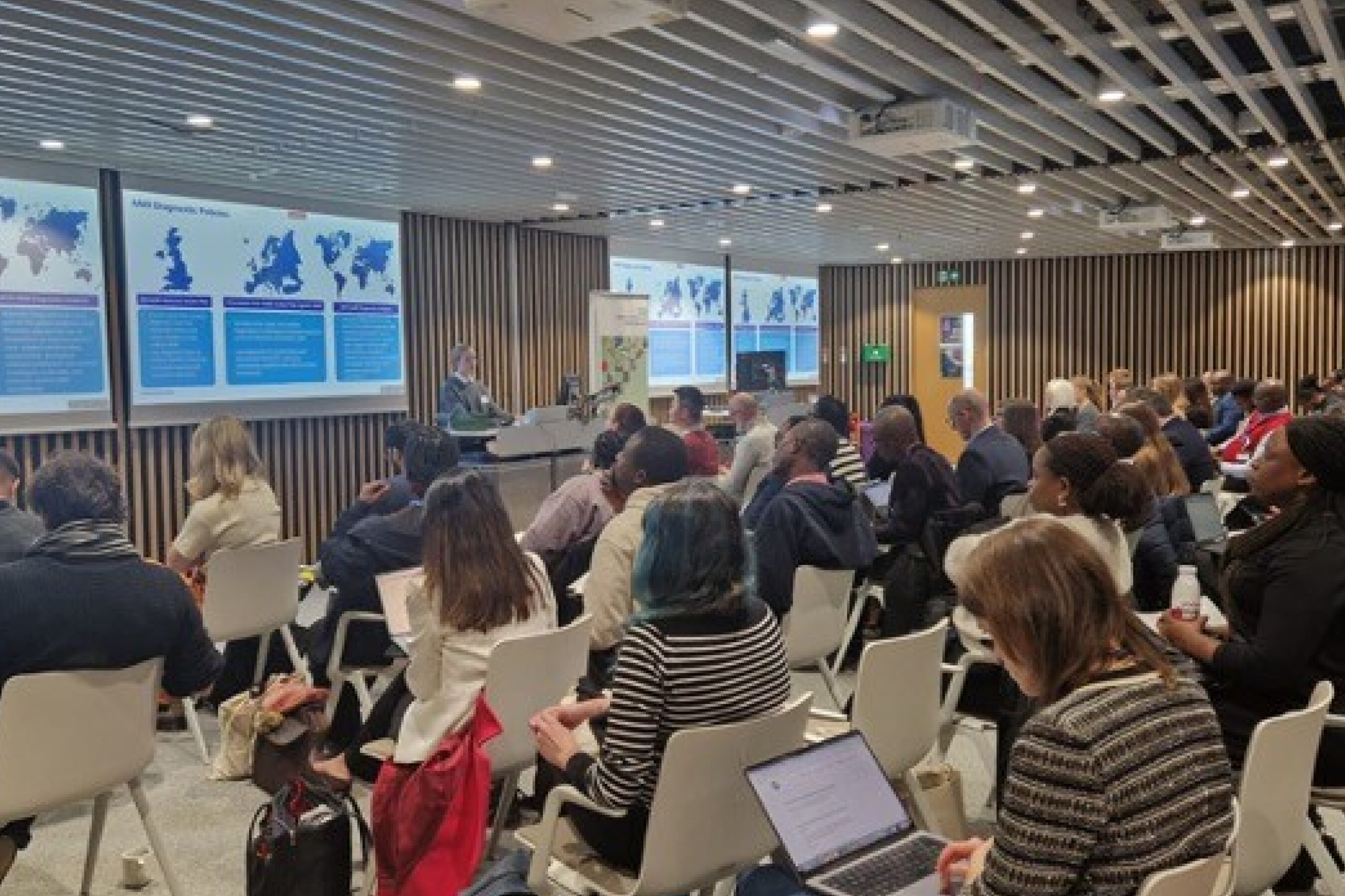 A photo of a lecture